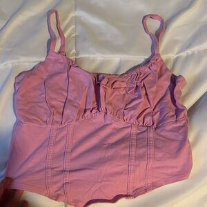 Hollister Light Purple/pink Cropped Tank